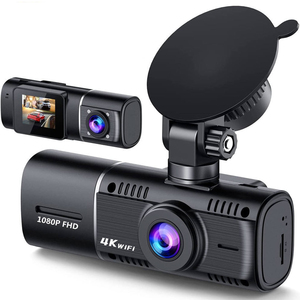 1.5inch ống kính kép Dash Cam với 2.5K + 1080p ghi âm cho phía trước/Bên trong/Phía sau ba chiều 5G Wifi ứng dụng điều khiển G-Sensor & Tầm nhìn ban đêm - Product Image 2