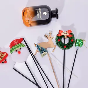 Fire Free Scented Christmas Composite Stick Essential Oil Diffuser Stick Christmas Decorative Reed Diffuser Stick