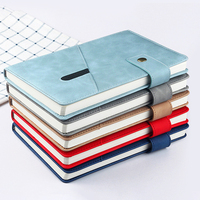 Carnet A5 personnalisable avec impression de logo en cuir souple de haute qualité pour carnet professionnel de bureau