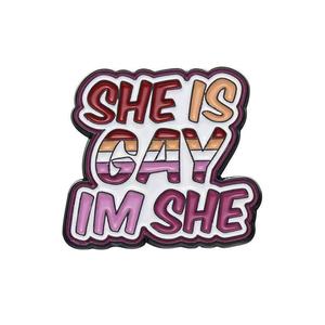 Msiches Fashion - Forward Slogan-Broches de aleación de zinc impresos para decoración de atuendos - Product Image 5