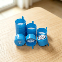 Bouchon de bouteille d'eau de 1 gallon le plus vendu, 55 mm, à pression, anti-fuite, anti-effraction, anti-déversement, en PE, conforme FDA, pour la production d'eau, OEM
