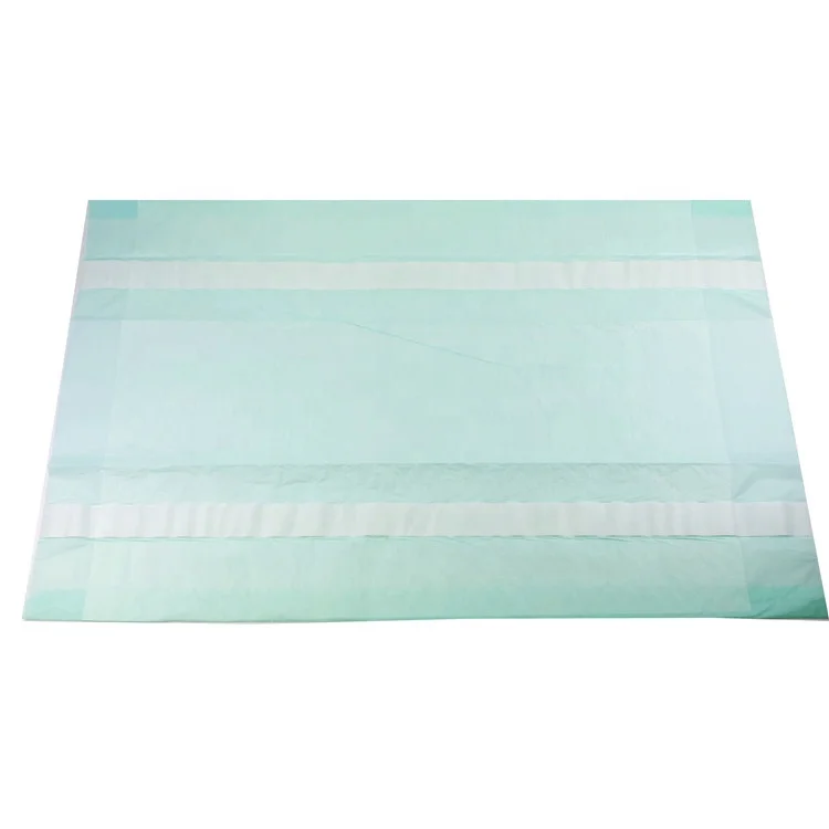 Удобная и мягкая одноразовая подстилка с высокой впитывающей способностью и двумя наклейками на заднем плане