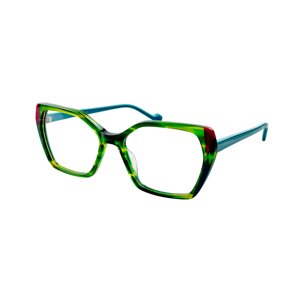 Montures <span class=keywords><strong>de</strong></span> lunettes optiques carrées en acétate colorées pour femmes, vente en gros du fabricant - Product Image 1