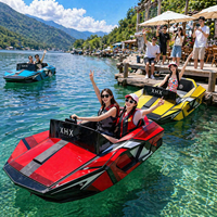 Kart Acuático Eléctrico Portátil de 10KW con Gran Capacidad de Almacenamiento, Mini Karting Eléctrico, Moto Acuática, Jet Ski