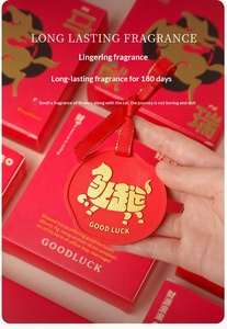 Regalo Pequeño de Año Nuevo Chino, Año del Caballo, Difusor de Aromaterapia de Yeso Sólido, Piedra Difusora para Dormitorio, Pequeño Regalo, Colgante de Incienso - Product Image 6