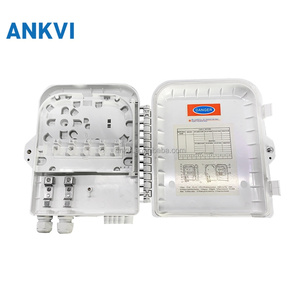 กล่องกระจายไฟเบอร์ออปติก 8 พอร์ต FQX-008 สีขาว กันน้ำ IP65 สำหรับภายนอกอาคาร ABS FTTH - Product Image 2