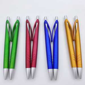 Anodized Aluminum Click <b>Ballpoint</b> <b>Pen</b> With Hollow Cutout Clip Anti-Slip Groove Grip, Slim Retractable Advertising Signature <b>Pen</b> - Product Image 5