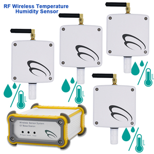 เครื่องส่งสัญญาณอุณหภูมิและความชื้นไร้สายอัจฉริยะ Lora RF 4ชุด, อุปกรณ์บันทึกข้อมูลอุณหภูมิและความชื้นกันน้ำ - Product Image 2
