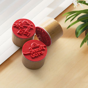 <span class=keywords><strong>Timbres</strong></span> en bois créatifs bricolage décoration de la maison nouvelle personnalité sceau de lettre anglaise pour timbre à motifs - Product Image 1