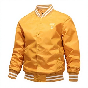 Chaqueta Bomber Estilo Universitario para Hombre, Modelo 2026, Informal, Unisex, Primavera, Resistente al Viento e Impermeable, Estilo Letterman, OEM para Chicos - Product Image 1