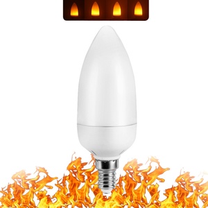 Lámpara de Noche LED Contemporánea con Efecto de Llama, Luz Blanca Cálida, Decorativa, con Control Remoto, Carga Magnética USB, Regulable para Dormitorio - Product Image 2