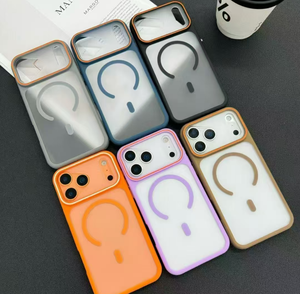Funda Protectora Magnética para Teléfono, de TPU y PC, para <span class=keywords><strong>iPhone</strong></span> y Samsung, para <span class=keywords><strong>iPhone</strong></span> 17 Pro - Product Image 1