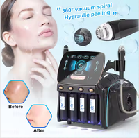 2025 nouveau 2 en 1 Machine à oxygène nettoyage de la peau petite bulle eau rajeunissement de la peau Machine faciale