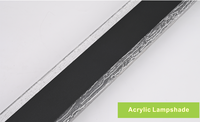 Nouvelle applique murale LED extérieure éclairée, étanche IP65, lumière blanche chaude 3000K, éclairage mural extérieur, lumière de porche