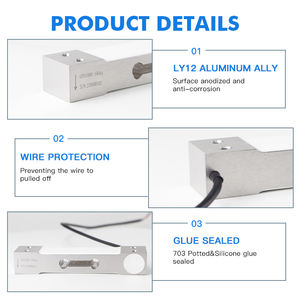 GALOCE OEM/ODM auf Lager 5kg 50kg 100kg Wägezellen für intelligente Regale, elektronische Waagen, Gewichtssensoren, Lastzellensensoren - Product Image 4