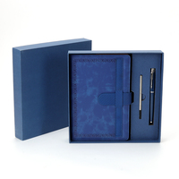 Nouveau produit : Ensemble de carnets de notes et stylos avec couverture en cuir PU de luxe, idéal pour les cadeaux d'affaires