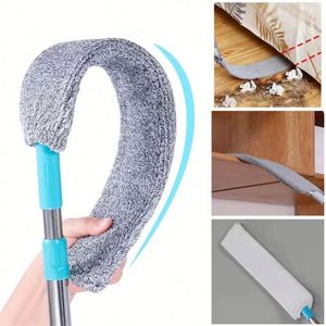Cepillo Limpiador de Polvo para Techo, Telescópico, Retráctil, con Mango Largo de Microfibra Ajustable, Mopa con Barra Extensible para el Hogar - Product Image 4