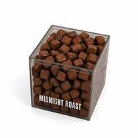 Boîtes à bonbons en plastique PS avec couvercles, transparentes, de qualité alimentaire, sans BPA, étanches, pour chocolats, vente en gros