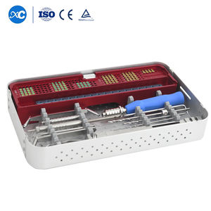 Instruments d'implant orthopédique vétérinaire ALPS 4.0mm de haute qualité comprenant un foret AO, un Guide de perçage et un Kit de support de vis - Product Image 3