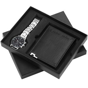 <strong>Factory</strong> <strong>Direct</strong> Wallet + Belt + Quartz <strong>Watch</strong> <strong>Gift</strong> <strong>Set</strong> Business <strong>Gift</strong> <strong>Set</strong> Men's White Collar Decoration <strong>Gift</strong> <strong>Set</strong> - Product Image 2