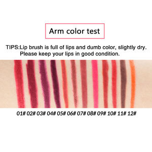 Ensemble de crayons à lèvres mats 12 couleurs, imperméable, longue durée, crayon contour des lèvres, kit de <span class=keywords><strong>maquillage</strong></span> cadeau pour femmes - Product Image 5