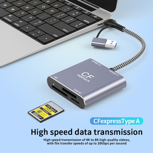 Lecteur de carte Xinqiyi CFexpress Type A USB 3.2 Gen2 10 Gbps Hub pour appareils photo Sony - Product Image 4