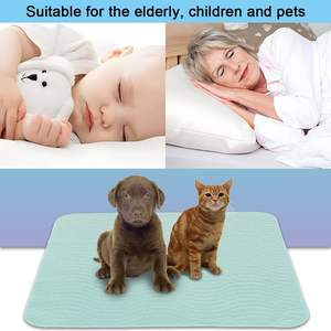 Precio personalizado de fábrica, almohadilla para orinar para mascotas de 4 capas, impermeable, almohadilla para debajo, almohadilla de cama reutilizable lavable para incontinencia - Product Image 6