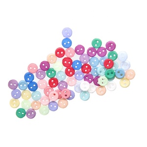 Siêu Nhỏ 4Mm Nhựa Mỏng Biên Giới Hai Mắt Heo Mũi Bé Ăn Mặc Búp Bê Nút Mini Nút Cho Tùy Chỉnh - Product Image 6