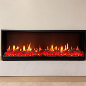 <span class=keywords><strong>Chimenea</strong></span> Eléctrica Ultrafina con Pantalla LCD, Panel Táctil y Temporizador <span class=keywords><strong>para</strong></span> Decoración de Interiores, Sala de Estar - Product Image 2