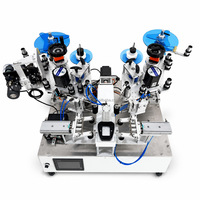 Machine d'étiquetage semi-automatique double face pour cartouches filtrantes