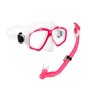 Équipement de plongée personnalisé de couleur vive pour enfants Ensemble de tuba pliable en silicone pour enfants - Product Image 2