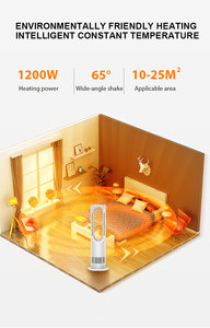 Ventilatore a Torre <span class=keywords><strong>Angelo</strong></span> AZ588PRO Senza Pale con Oscillazione a 75 Gradi, Elettrico, per Hotel e Casa, Caldo/Freddo, Motore DC, LCD, Telecomando, a Risparmio Energetico - Product Image 6