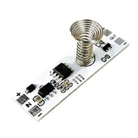 Module d'éclairage LED multifonction 5-24V pour armoire avec interrupteur tactile, variateur intelligent et capteur capacitif à gradation continue
