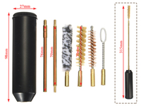 Kit de brosses de nettoyage de pistolet 7 pièces outil de nettoyage de baril pour 9mm pour accessoires de chasse