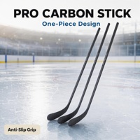 Bâtons de hockey Sr, Jr, Int, tailles variées, vente en gros, 100% fibre de carbone, 65-68 pouces, bâton de hockey avec logo personnalisé pour les commandes en gros des équipes