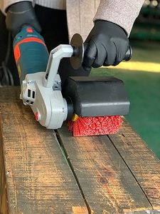 <span class=keywords><strong>Brosse</strong></span> en nylon Dastool <span class=keywords><strong>pour</strong></span> machine de rénovation <span class=keywords><strong>Brosse</strong></span> à tambour 100*120mm <span class=keywords><strong>pour</strong></span> polir les surfaces en métal et en bois - Product Image 3