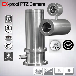 360 graus à prova de explosão Ptz <span class=keywords><strong>Cctv</strong></span> Ir <span class=keywords><strong>Camera</strong></span> <span class=keywords><strong>Housing</strong></span> com Stepper Motor Rs-485 Pan Tilt para a indústria - Product Image 2