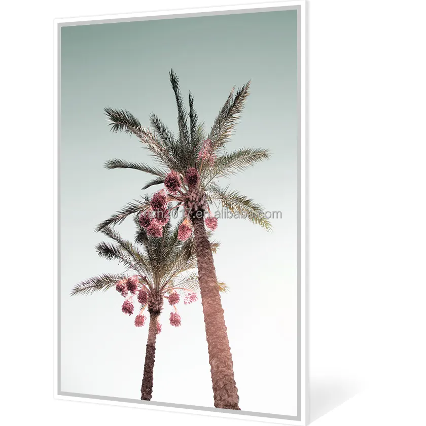 Decorative Canvas Wall Art Frame Coconut Tree Palm Wall Decoration Home Designs Wall Hanging Paintings Wholesale Printed Canvas