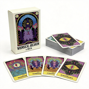 Cartes de tarot classiques Rider Waite avec guide couleur, finition mate, jeu de tarot illustré pour la divination - Product Image 2