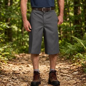 Shorts de sport amples pour hommes JAC22 CX2448, imprimés, longueur genou, respirants, tissés, 100% coton - Product Image 3