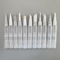 Stylo cosmétique transparent vide de 1,4 ml avec pinceau, en PP, personnalisable, vente en gros d'usine