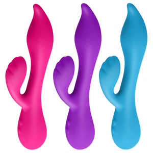 GREAT FORCE Spielzeug <span class=keywords><strong>Sex</strong></span> Erwachsenen-Silikon-Massagestab G-Punkt-Stimulation Rabbit Klitoris-Vibrator Sexspielzeug für Frauen Vagina - Product Image 2