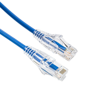Câble Ethernet Gigabit RJ45 blindé UNIEAN Cat.6A F/UTP 28AWG pour la maison/centre de données