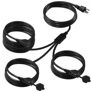 1M 3Prong American Plug Power Supply Cord Nema 515P To 515R Ac Laptop Computer Charger Cable Sjt Svt Wire