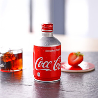 Vente en gros de boissons exotiques japonaises Coca Cola Eau pétillante Boissons non alcoolisées Bullet Shape Cola Boissons gazeuses 300ML