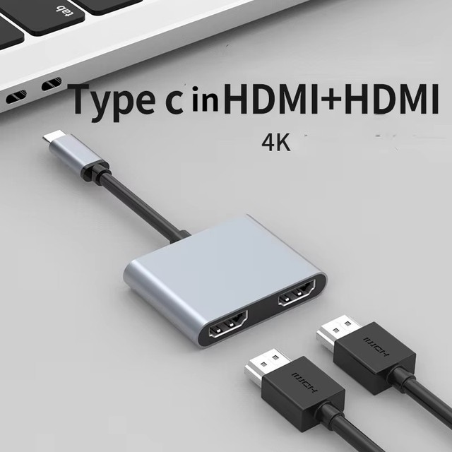 USB Type C Laptop Docking Station Dual Dual Screen Display USB 3.0 Hub Adapter Dock for HP DELL XPS Surface Lenovo ThinkPad