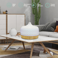 Diffuseur électrique en céramique 500 ml à prix d'usine, diffuseur ultrasonique en céramique, diffuseur d'huiles essentielles en céramique personnalisé OEM pour la décoration intérieure
