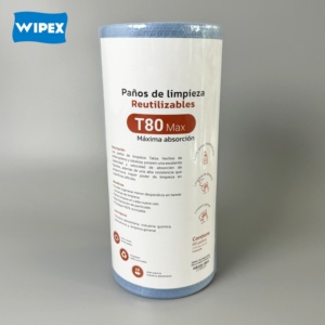Wipex Lingettes industrielles Bonne absorption d'huile Lingettes à usage intensif Lavage des mains des mécaniciens Cuisine Nettoyage à l'huile lourde - Product Image 1