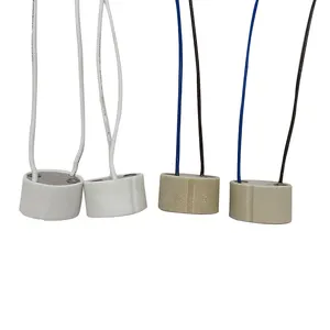 Высококачественный керамический держатель лампы GU10, основа для светильника, аксессуар, держатель лампы GU10, фарфоровый держатель лампы