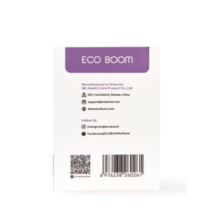 Serviettes hygiéniques écologiques compostables de marque à base de plantes dégradables en usine de bambou ECO BOOM - Product Image 2